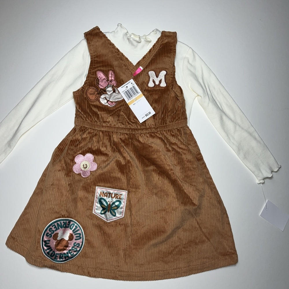 Disney 2 Piece Mini Dress And Shirt Size 3T Into The Wild